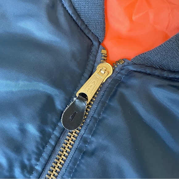 ROTHCO | S | MA-1 FLIGHT Men’s Navy Blue Technical Zip Cargo Bomber Jacket - Picture 13 of 16